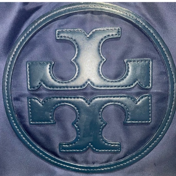 Tory Burch Navy Blue Tote Bag - Picture 4 of 9